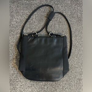 Cutie Black Leather Shoulder Bag
